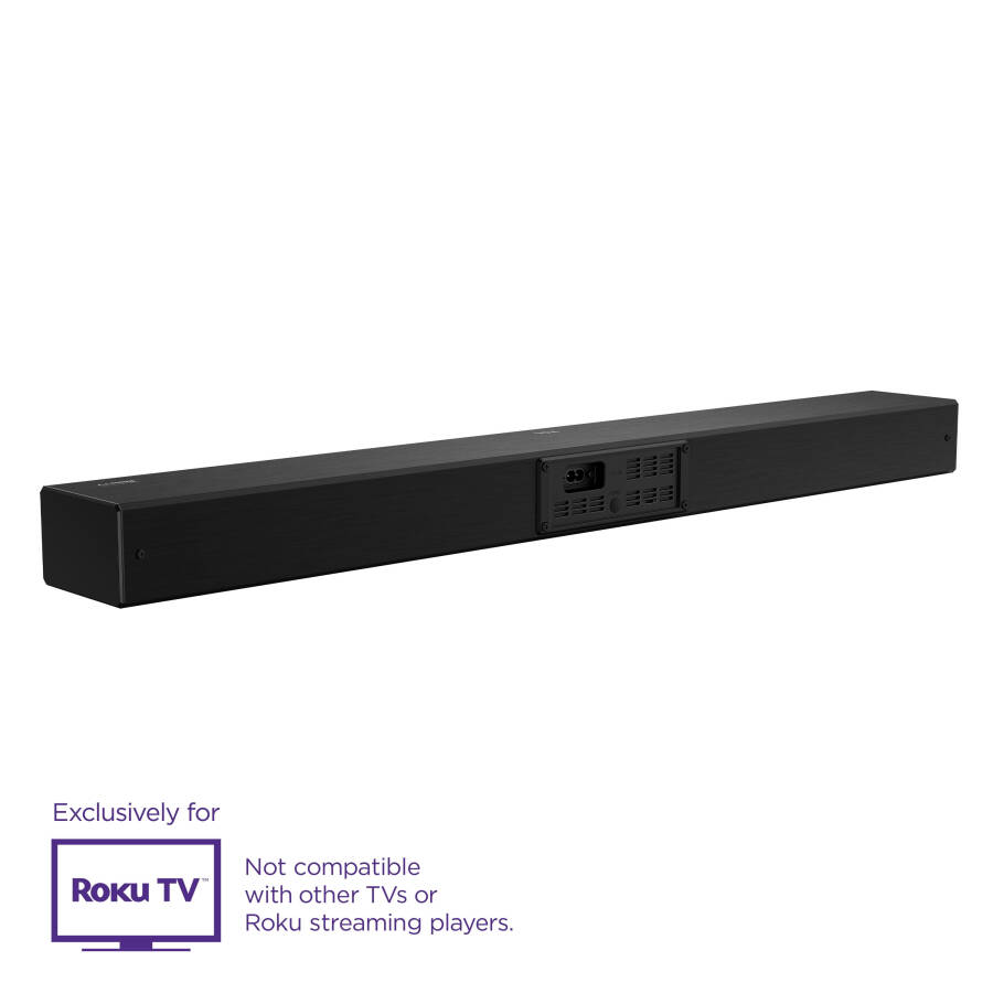 TCL Alto R1 Roku TV Kablosuz 2.0 Kanal Ses Çubuğu Tüm Roku TV'ler için, Bluetooth - TSR1 31,5 inç, Siyah - 4