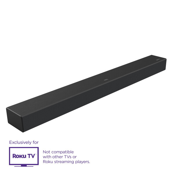 TCL Alto R1 Roku TV Simsiz 2.0 Kanal Ovoz paneli Har qanday Roku televizorlari uchun, Bluetooth – TSR1 31,5 dyuymli, Qora - 6