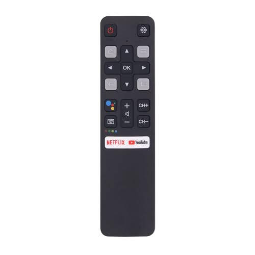 TCL Android 4K Smart TV 50S434 55S434 75S434 40S330 70S430 32S334 55S435 50S435 43S434 32S6500A Modellari Uchun Yangi Zaxira Masofaviy boshqarish pulti RC802V FNR1 [Ovozli Buyruq Funktsiyasi Yo'q] - 1