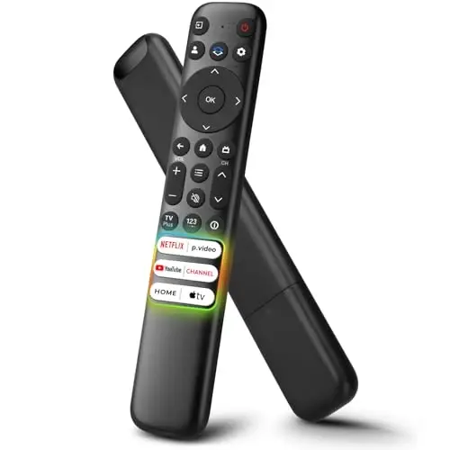 for TCL-Google-TV-Remote Control Replacement,RC813 Compatible with TCL Smart TVs QM8/QM7/S5/S4/S3/Q7/Q6/Q5 Series(Not for Roku TVs) - 2