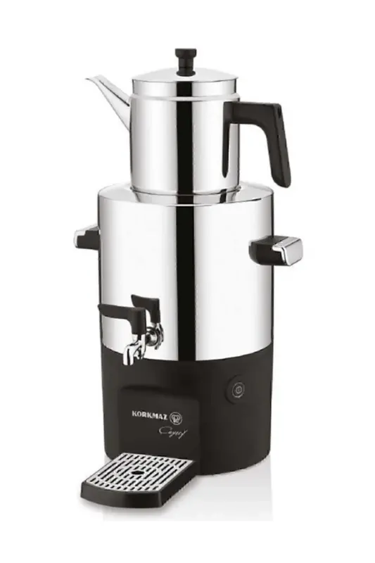 Tea Chef Inox Shiny Samovar A841-01 - KORKMAZ