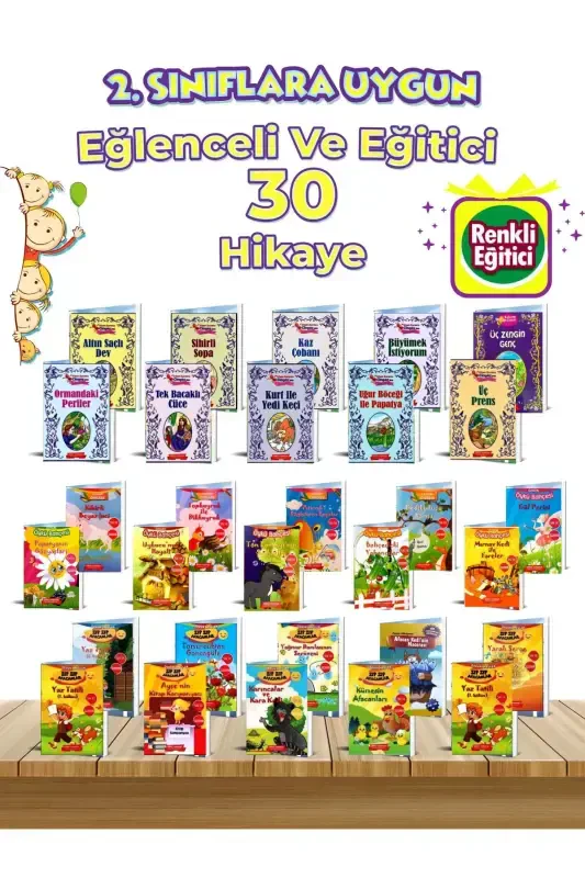 Teacher Recommended 30 Story Set That Makes Reading Fun for 2nd and 3rd Graders - GÖNÜL YAYINCILIK