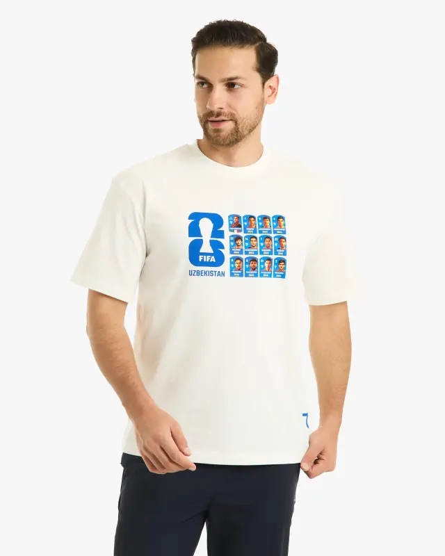 Team Uzbekistan T-shirt - БЕЛЫЙ - 7SABER