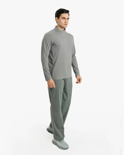Tech Gear Half-Zip Longsleeve - GREY - 4