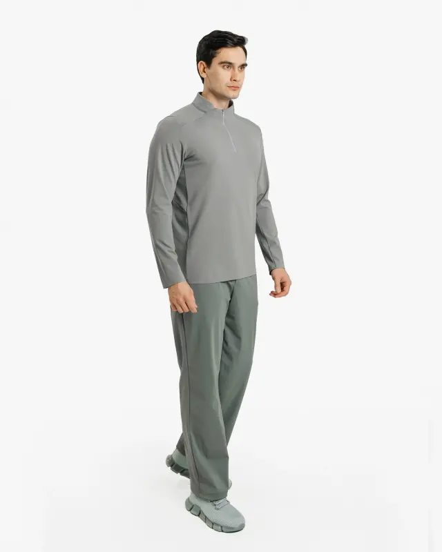 Tech Gear Half-Zip Longsleeve - GREY - 4