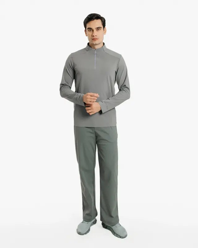 Tech Gear Half-Zip Longsleeve - GREY - 9