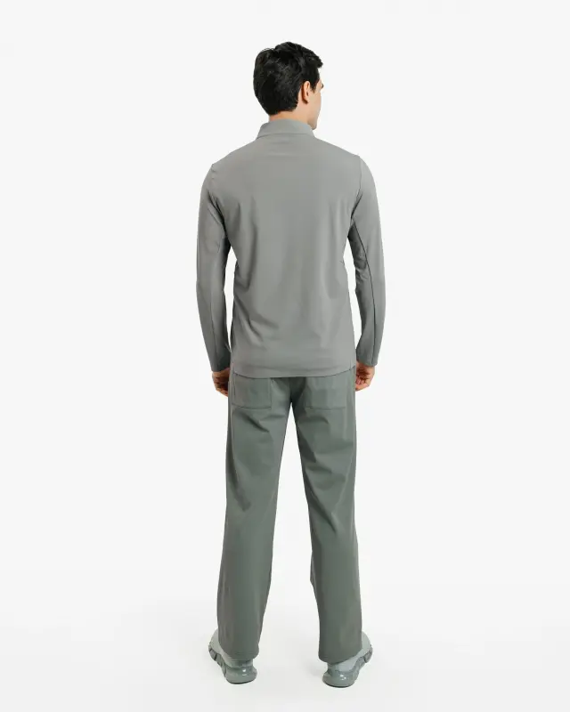 Tech Gear Half-Zip Longsleeve - GREY - 10