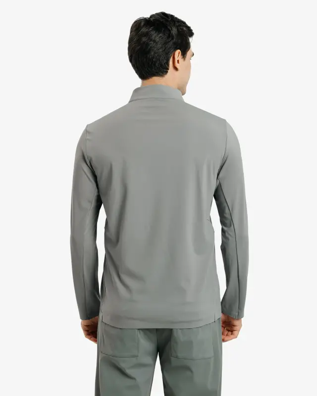 Tech Gear Half-Zip Longsleeve - GREY - 4