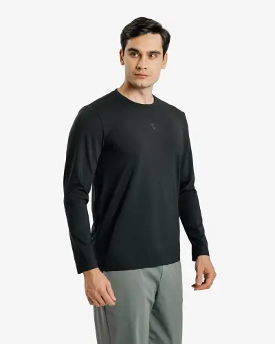 Tech Gear Longsleeve - ЧЕРНЫЙ - 7SABER (1)