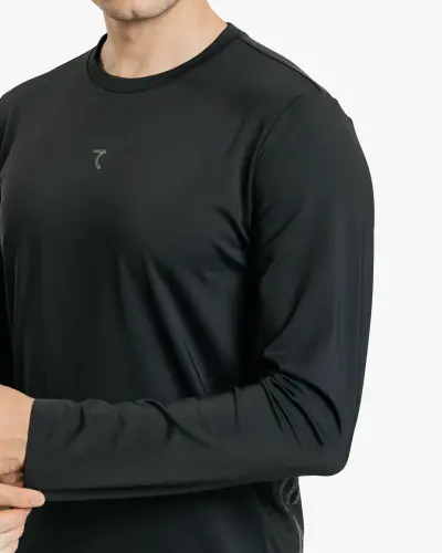 Tech Gear Longsleeve - ЧЕРНЫЙ - 7