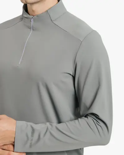 Tech Gear Yarım Fermuarlı Uzun Kollu - GRİ - 6