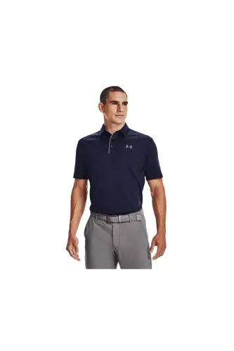 Tech Polo Erkek Antrenman Polo Tişört Lacivert-P0LUA - 1