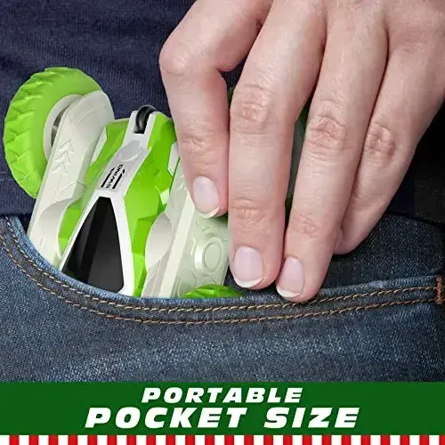 Tecnock Masofadan boshqariladigan mashina, bolalar uchun RC mashinalar, 4WD 2.4GHz masofadan boshqariladigan o'yinchoqlar, ikki tomonlama ag'dariluvchi 360° aylanuvchi RC akrobatik mashina, 5 6 7 8 yoshli o'g'il va qiz bolalar uchun o'yinchoq - 6