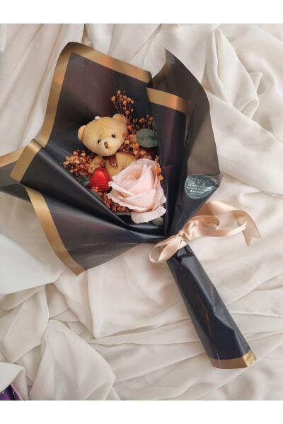 Teddy Bear Bouquet Chocolate Gift for Loved One/Friend/Birthday - DESTINA TASARIM