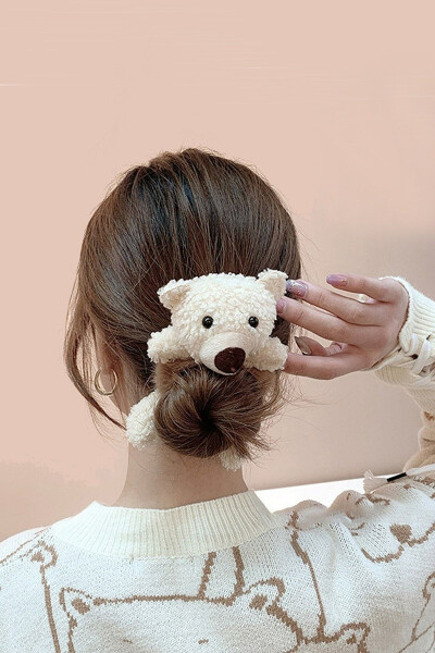 Teddy Bear Peluş Ayiqcha Mo'ynali Simit Toka 