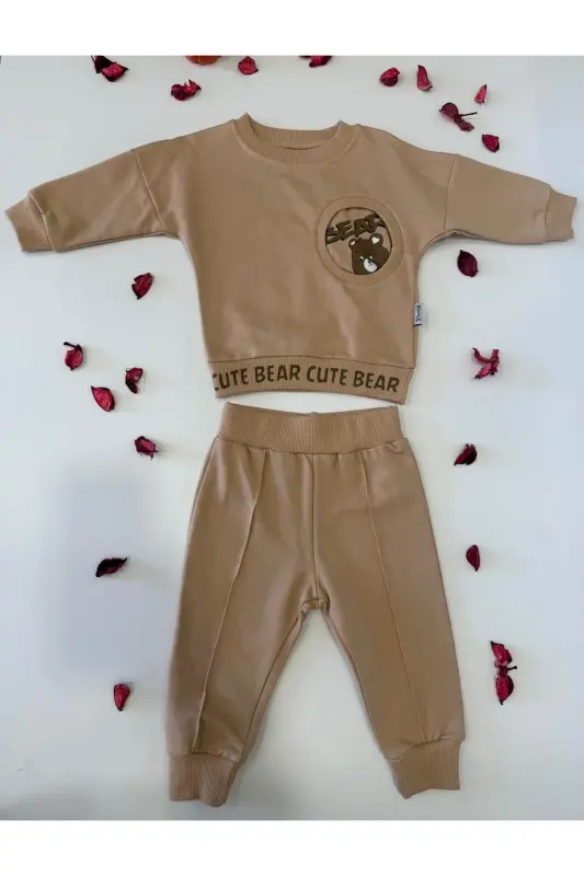 Teddy Bear Printed 2-Piece Set - 2