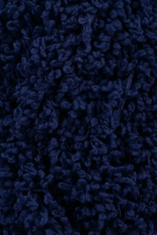 Teddy El Örgü Ipi Hırka Kazak Ipliği Battaniye Ipi Atkı Ipi Bere Ipi El Örgü Ipi Lacivert-Lacivert - 2