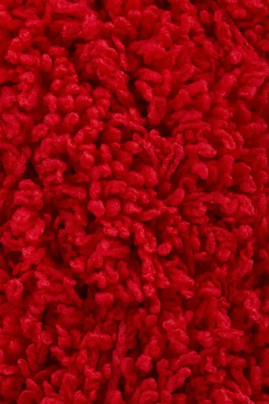 Teddy El Örgü İpi Hırka Kazak İpliği Battaniye İpi Atkı İpi Bere İpi El Örgü İpliği Kırmızı-Kırmızı - 2