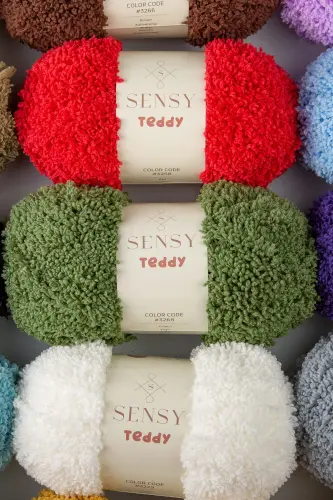 Teddy Hand Knitting Yarn Blanket Yarn Sweater Yarn Cardigan Yarn - 4