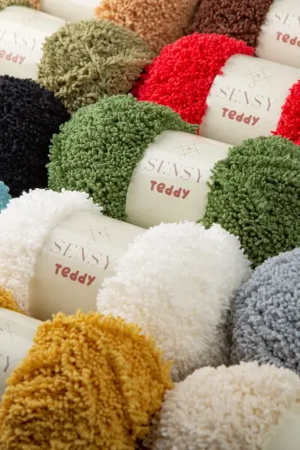 Teddy Hand Knitting Yarn Blanket Yarn Sweater Yarn Cardigan Yarn - 6