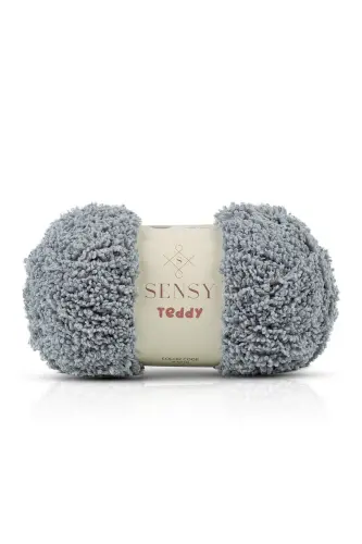Teddy Hand Knitting Yarn Blanket Yarn Sweater Yarn Cardigan Yarn Scarf Yarn Beanie Yarn Knitting Yarn Gray-Gray 