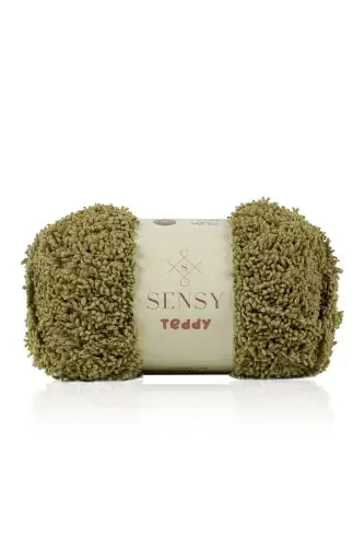 Teddy Hand Knitting Yarn Blanket Yarn Sweater Yarn Cardigan Yarn Scarf Yarn Beanie Yarn Knitting Yarn Khaki-Khaki - 1