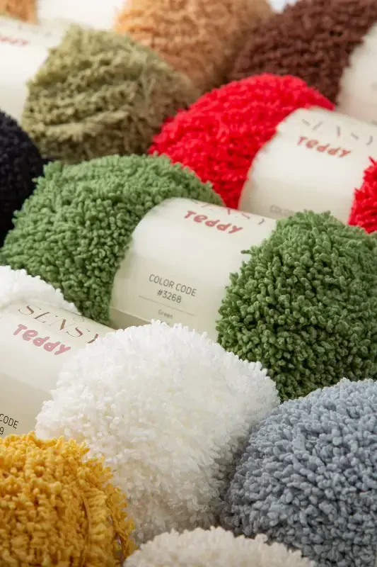 Teddy Hand Knitting Yarn Blanket Yarn Sweater Yarn Cardigan Yarn Scarf Yarn Beanie Yarn Knitting Yarn Khaki-Khaki - 5