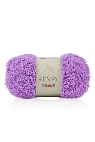 Teddy Hand Knitting Yarn Blanket Yarn Sweater Yarn Cardigan Yarn Scarf Yarn Beanie Yarn Knitting Yarn Lilac-Lilac 