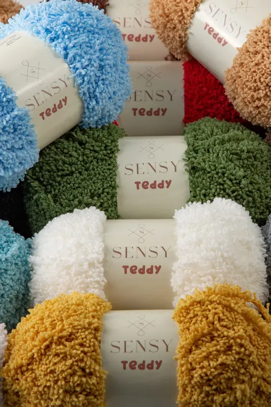 Teddy Hand Knitting Yarn Cardigan Sweater Yarn Blanket Yarn - 2