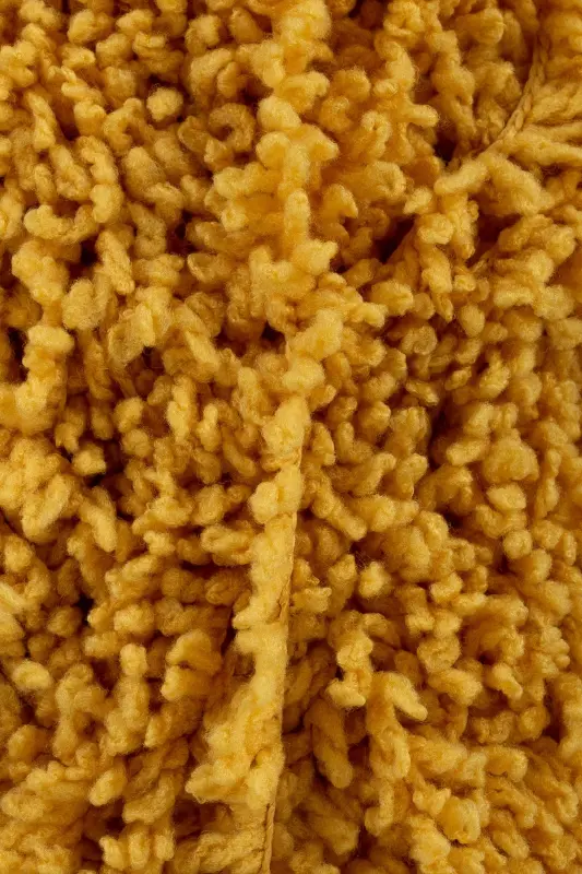 Teddy Hand Knitting Yarn Cardigan Sweater Yarn Blanket Yarn Scarf Yarn Beanie Yarn Hand Knitting Yarn Mustard-Mustard - 11