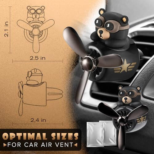 Teddy Pilot Car Air Freshener - 2