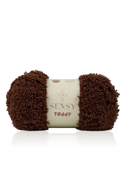 Teddy Пряжа для ручного вязания Кардиган Свитер Пряжа Пряжа для одеяла Пряжа для шарфа Пряжа для шапки Пряжа для ручного вязания Коричневый-Коричневый - 1