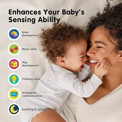 Teddy tunez Baby Toys Musical Toy Interactive Development Educational Kids Music Station Rattle Teething Safety Easy Hold Grab Sing Sensory - 4