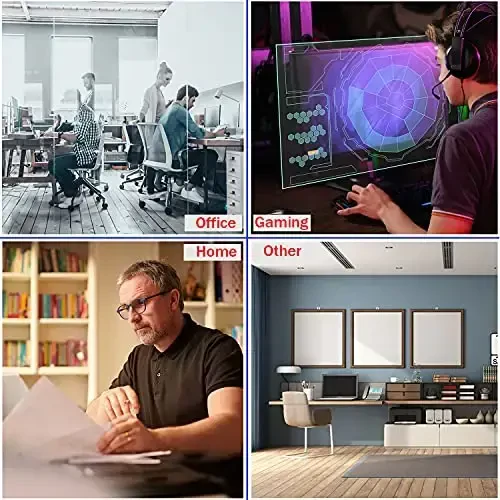 TEDNETGO Large Extended Gaming Mouse Pad, Long Mouse Pads, Extra Large Big Mouse Pad with Stitched Edge, XXL Non-Slip Computer Computer Keyboard Mat for Gamer/Desktop/Office/Home, Purple - 5