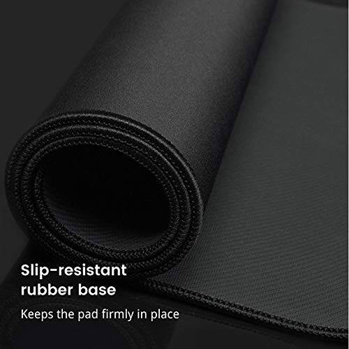 TEDNETGO Large Mouse Pad, Gaming Mouse Pad, Long Mouse Pads, Waterproof Extra Large Big Mouse Pad with Stitched Edge, XXL Non-Slip Black Computer Mousepad Desk Mat for Gamer, Office & Home, Black - 5