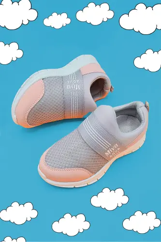 Tedy Kafolatli Unisex Bolalar Bog'ichsiz Qulay Moslashuvchan Kundalik Sneaker Sport Oyoq Kiyimi-Pushti - 2