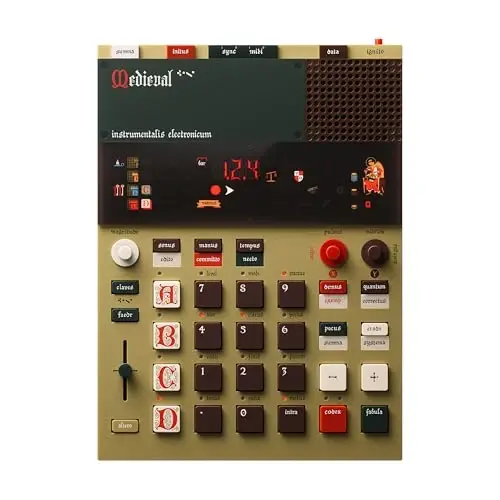 Teenage Engineering EP-1320 Medieval Sampler, Drum Machine and Sequencer with Built-in Microphone and Effects - 1