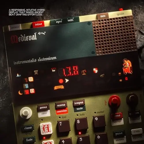 Teenage Engineering EP-1320 Medieval Sampler, Drum Machine and Sequencer with Built-in Microphone and Effects - TEENAGE ENGINEERING (1)