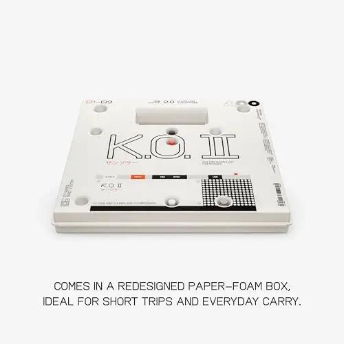 teenage engineering EP–133 K.O. II 128MB sampler, drum machine and sequencer with built-in microphone and effects - 2