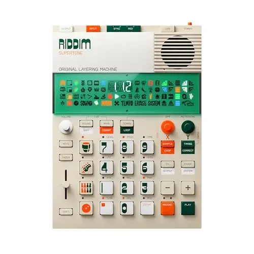 teenage engineering EP–40 riddim reggae sampler and sequencer with synced loops, 400+ handcrafted sounds and synth engine 