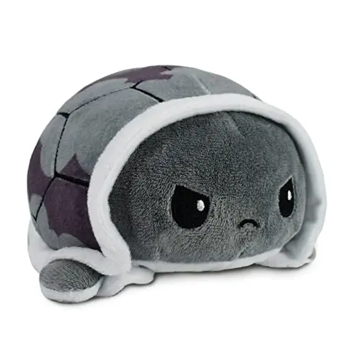 TeeTurtle - Original qaytariladigan toshbaqa peluşi - Kamalaklar - Kayfiyatingizni ko'rsatadigan yoqimli sensorli fidget o'yinchoq hayvonlar 3,5 dyuym - TEETURTLE