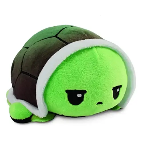 TeeTurtle - The Original Reversible Turtle Plushie - Video Games - Cute Sensory Fidget Stuffed Animals That Show Your Mood - 1