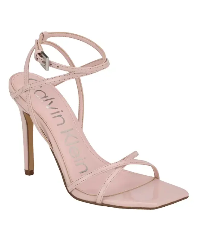 Women's Tegin Strappy High Stiletto Dress Sandals - Light Pink Patent - 1