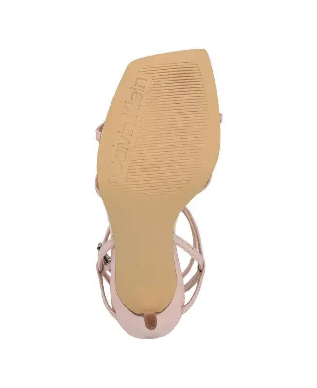 Women's Tegin Strappy High Stiletto Dress Sandals - Light Pink Patent - 5