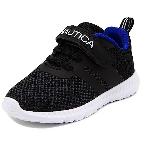 Nautica Kids Fashion Sneaker Athletic Running Shoe with One Strap |Boys - Girls|(Toddler/Little Kid) - NAUTICA