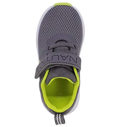 Nautica Kids Fashion Sneaker Athletic Running Shoe with One Strap |Boys - Girls|(Toddler/Little Kid) - 5