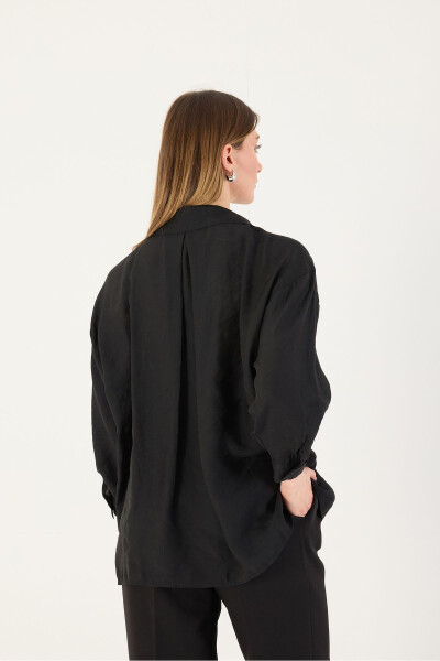 Tek Cepli Oversize Ko'ylak G4612-z2 - 5