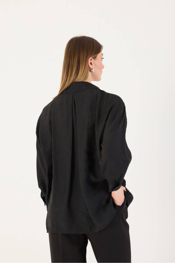 Tek Cepli Oversize Ko'ylak G4612-z2 - 5