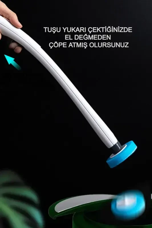 Tek Kullanımlık Tuvalet Fırçası El Değmeden Kullanım, Deterjanlı Klozet Temizleyici 6’lı Sünger Set - 3