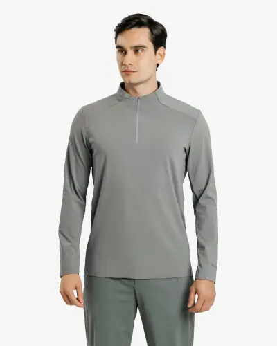 Tech Gear Half-Zip Longsleeve - GREY 